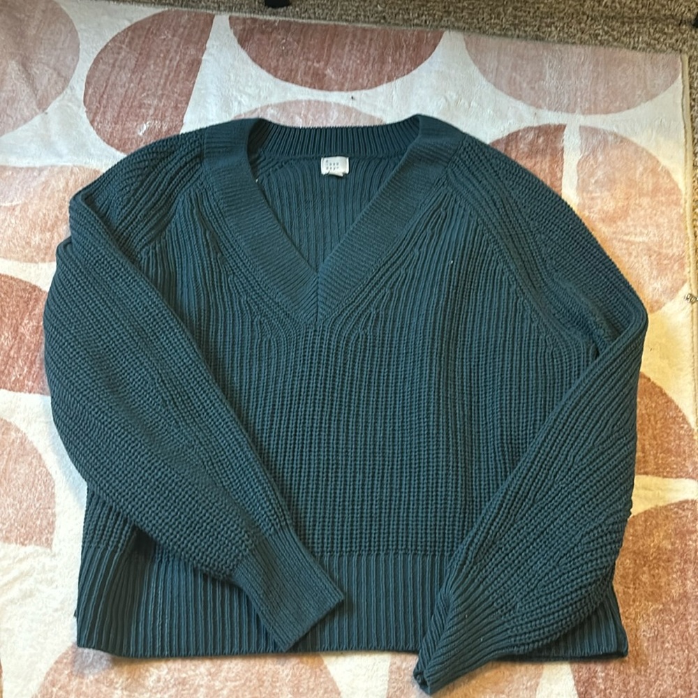 Large V-neck sweater!
